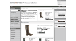 Desktop Screenshot of aigle-gummistiefel.de