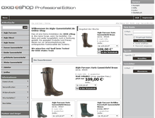 Tablet Screenshot of aigle-gummistiefel.de